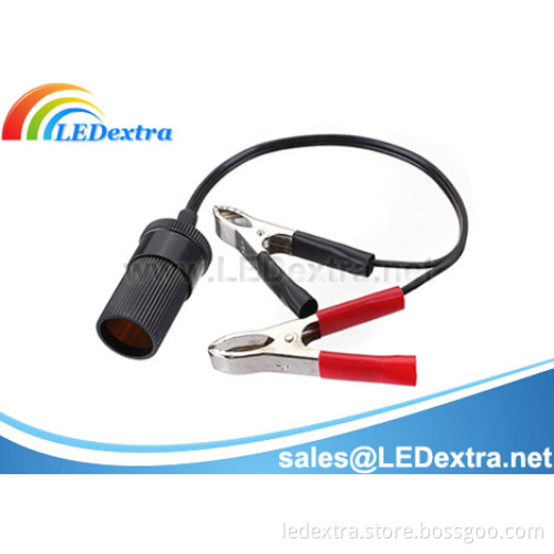 Battery Terminal clamps to Car Cigarette Adaptor